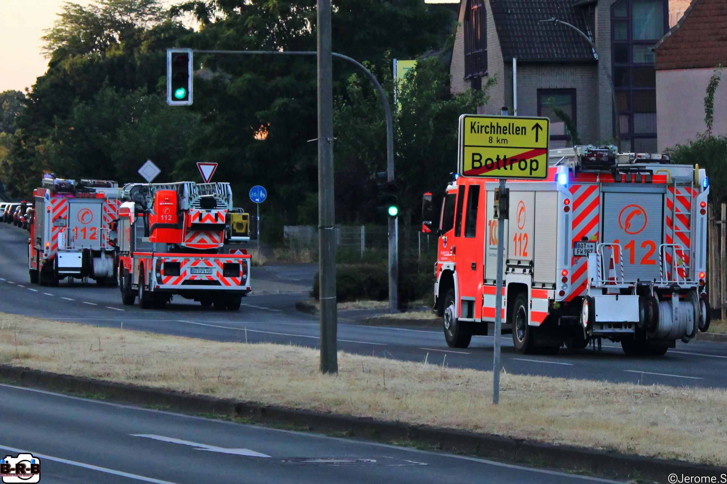 Starke Rauchentwicklung in Mehrfamilienhaus an der Batenbrockstraße