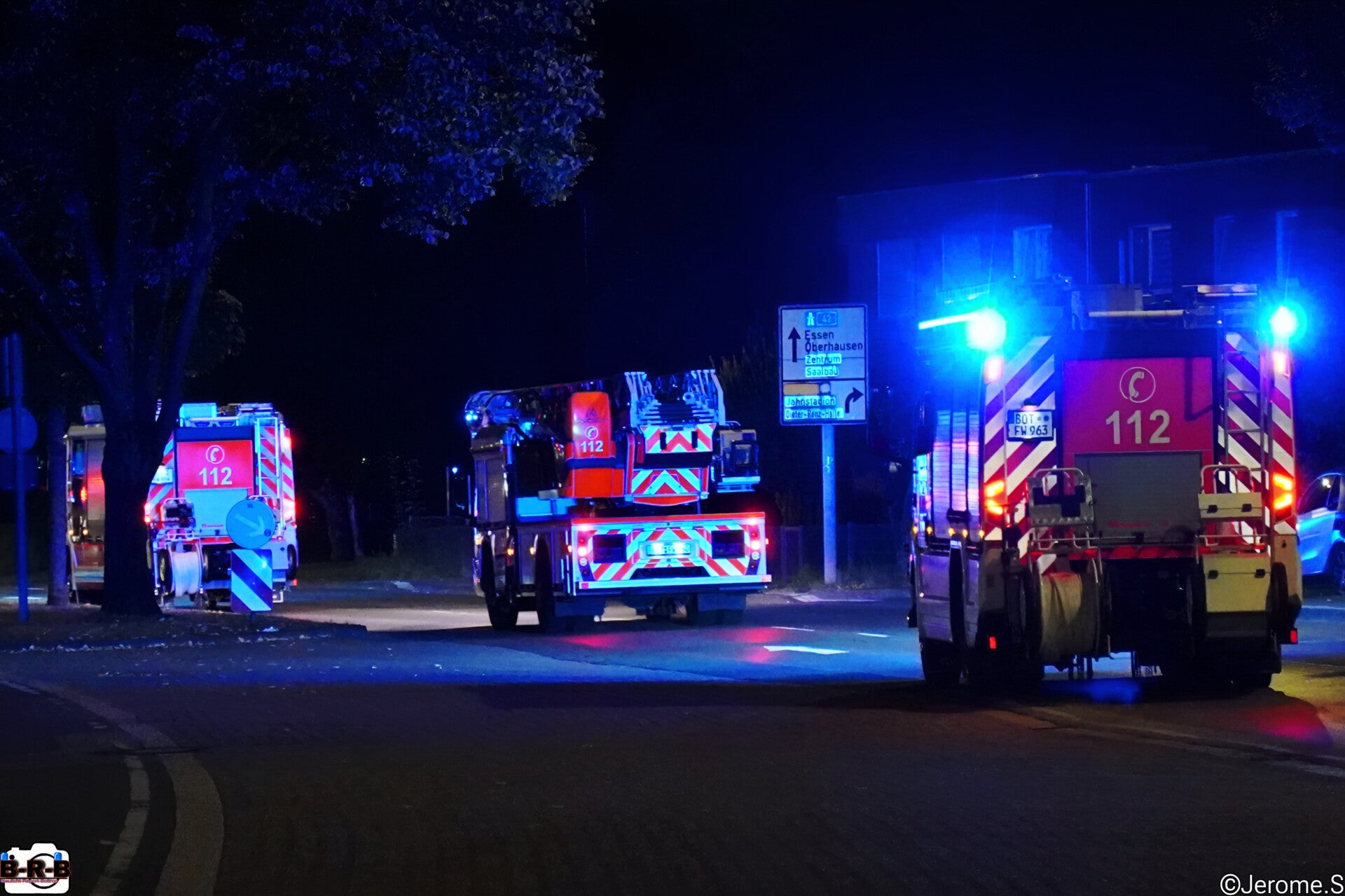 Brandmeldung in Mehrfamilienhaus auf der Freiherr-vom-Stein-Straße