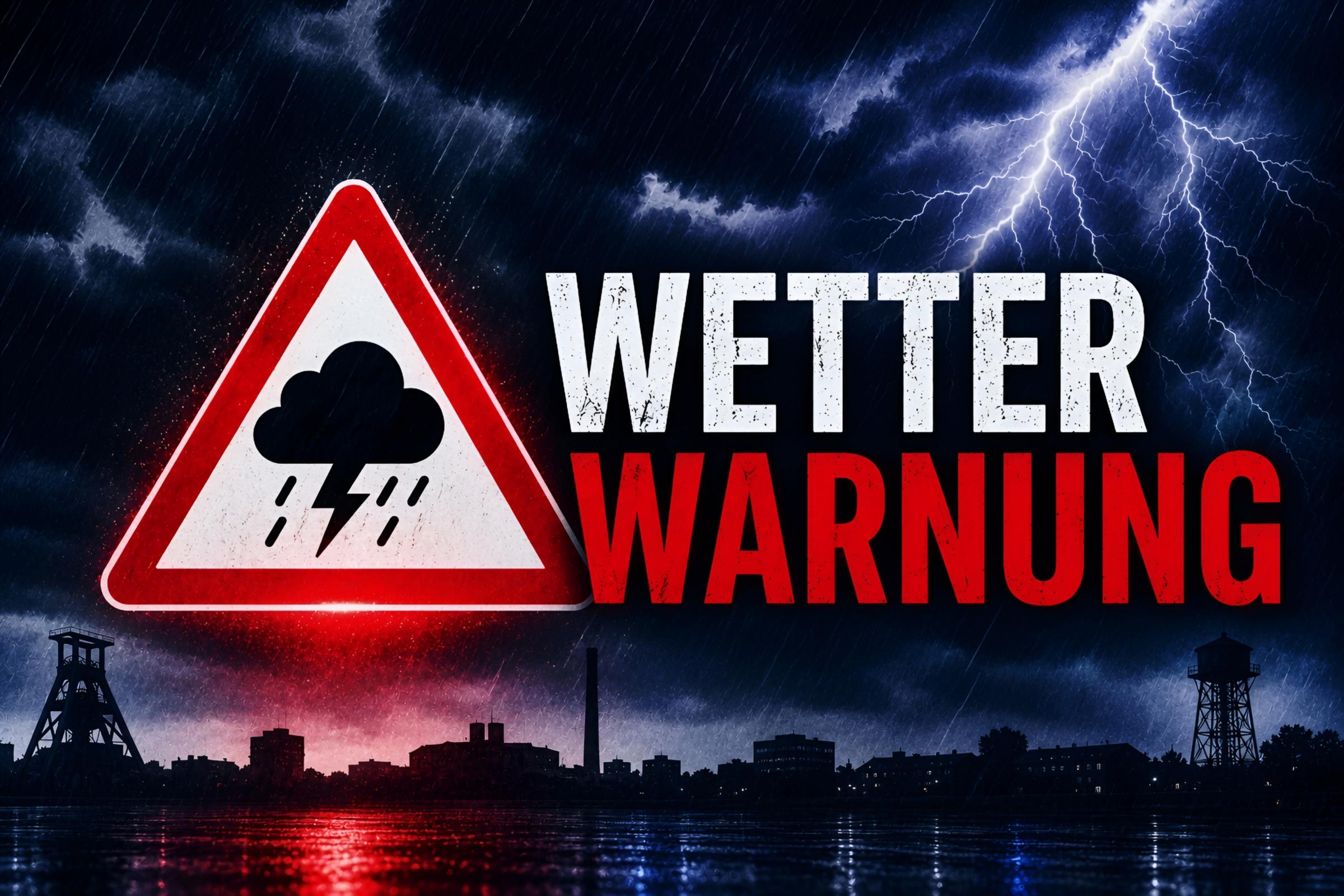 Sturmböen bis 70 km/h möglich: Deutscher Wetterdienst warnt erneut vor starkem Gewitter